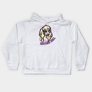 Krystal Ball - Blonde Bombshell Kids Hoodie